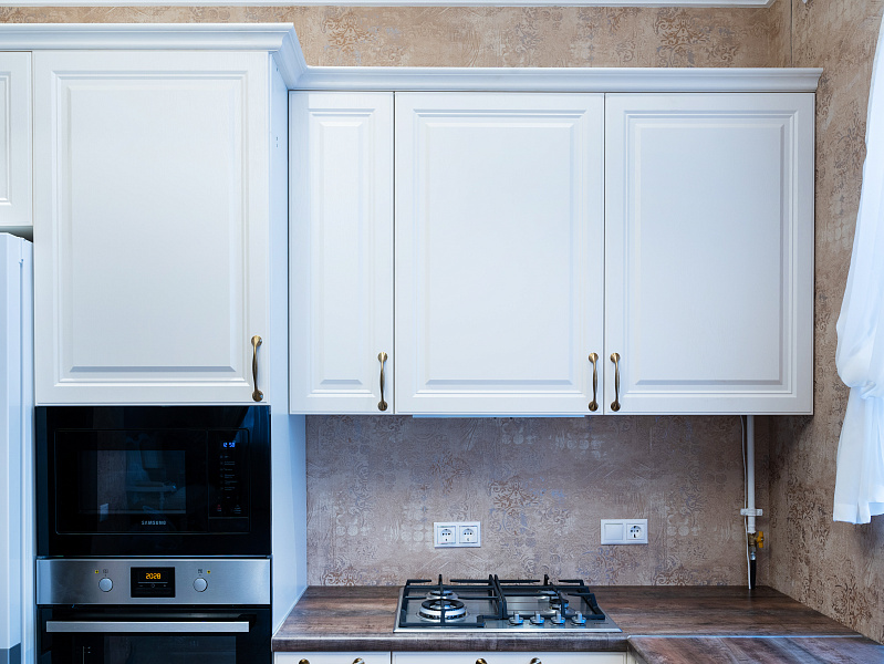 Кухня П-образная — Дуб крем